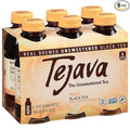 Tejava Peach Black Tea, 6 Pack 16.9 oz PET, Unsweetened, Ready-to-Drink Premium Iced Tea