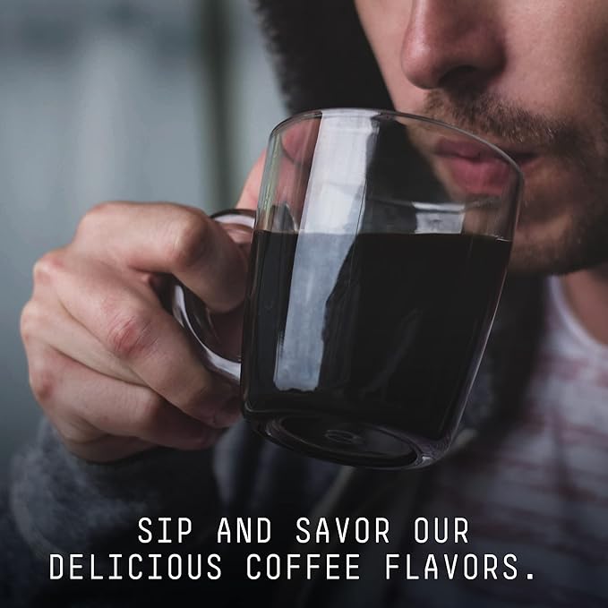 Stone Street Flavored Ground Coffee, Cinnamon Swirl, Freshly Roasted, 100% Colombian Arabica, Gourmet Coffee, Medium Roast, Sweet Cinnamon Roll Flavor, 1 LB
