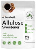 NatureBell Allulose Sweetener, 2.5 Lbs | Keto & Vegan-Friendly, White Sugar Substitute | 0 Calorie, 0 Sugar, 0 Net Carb, Non-Glycemic, Browns Like Table Sugar | Bulk Supply for Baking & Beverages