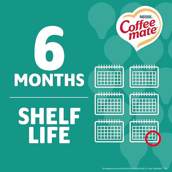 Nestle Coffee mate Creamer, Dirty Soda Coconut Lime Flavor, Liquid Creamer Singles, Non Dairy, No Refrigeration, 0.375 fl oz Tubs (Pack of 200)