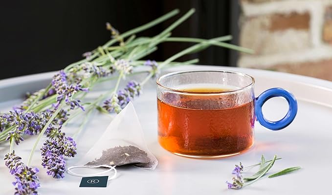 REVOLUTION TEA® Earl Grey Lavender [THE ORIGINAL] – French Earl Grey Bergamot & Lavender – Premium Full Leaf Tea – Biodegradable Infuser Tea Bags – Flavored Black Tea – 50 Bags