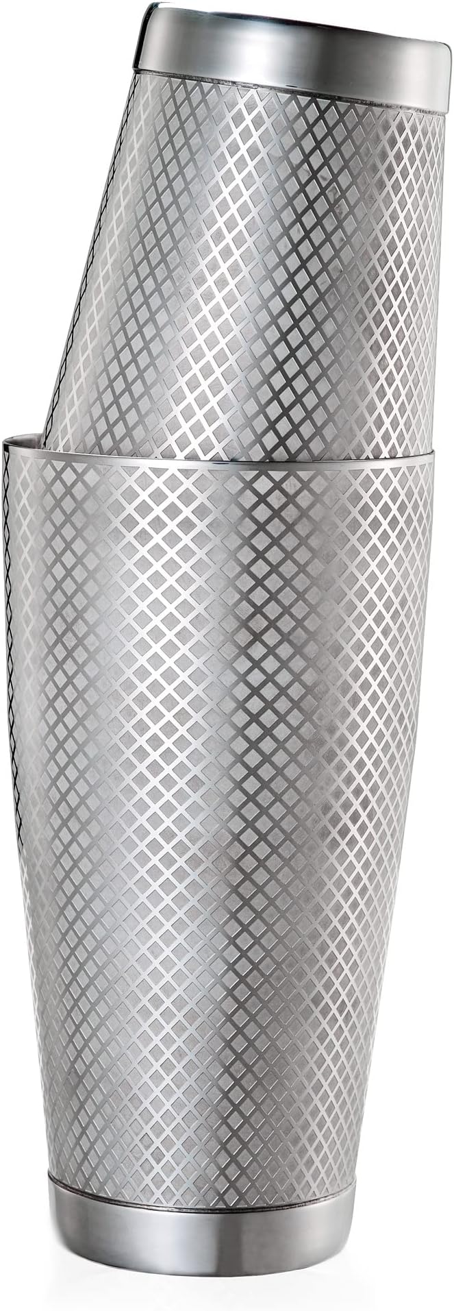 Barfly Diamond Lattice Shaker Set, Stainless Steel