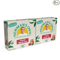 Newman's Own Organic Black Tea Strong Robust Black Tea with 100 Tea Bags Per Box (Pack of 2) USDA Certified Contains Caffeine Brew Hot/Cold