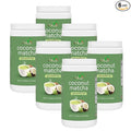 CAcafe Coconut Matcha - Instant Japanese Health Drink - Creamy & Sweet - Hot or Iced Green Tea Latte Mix - New Look, Reduced Sugar - Non-GMO - No Artificial Flavors or Colors | 6-Pack