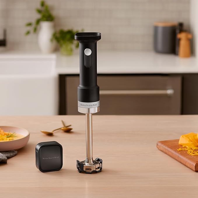 KitchenAid Go Cordless Hand Blender - battery included, KHBRV71, Black Matte