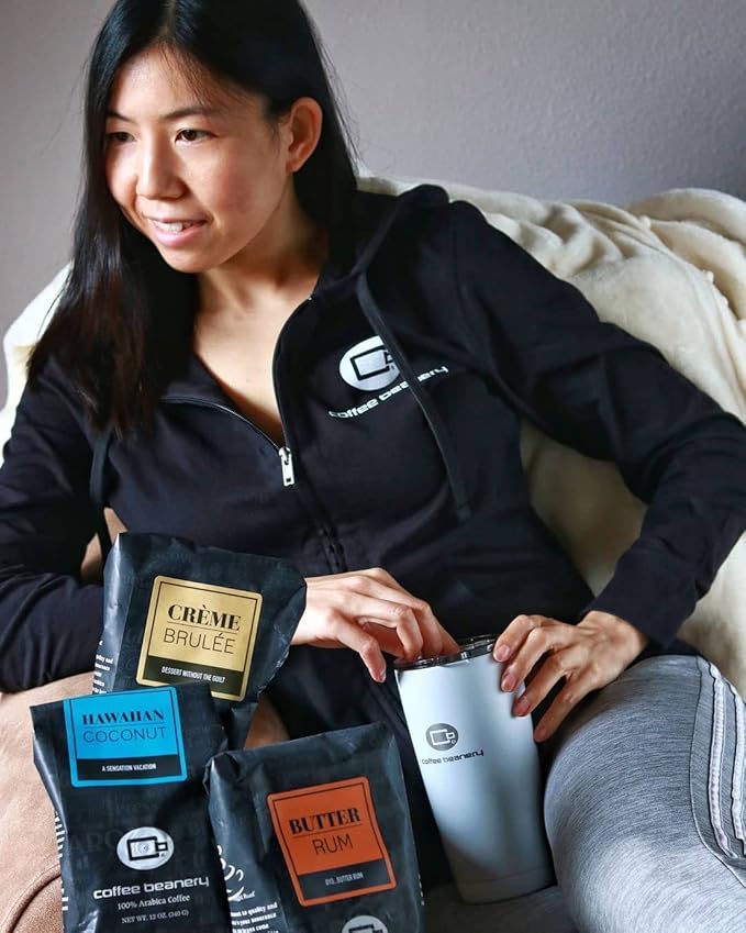 Coffee Beanery Crème Brulee Flavored Coffee, 1-1.75oz Try Me Size Coffee Sampler, Light-Medium Roast