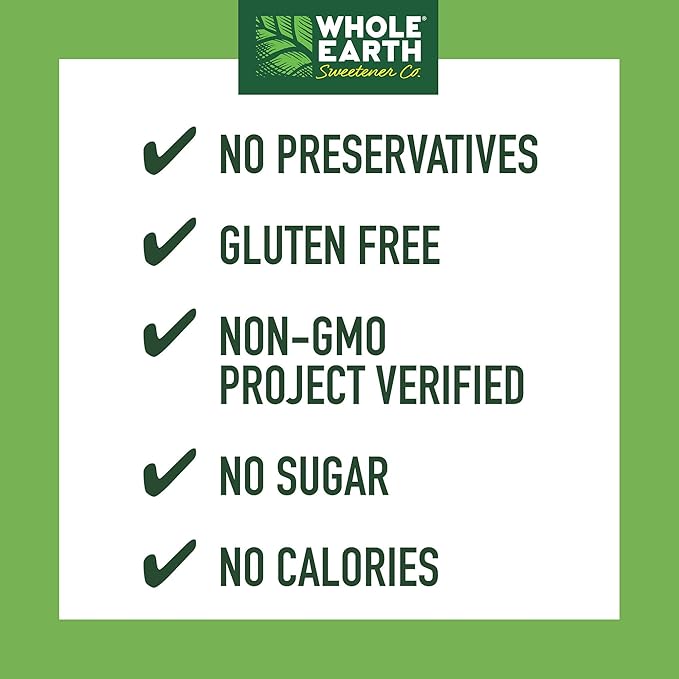Whole Earth Sweetener Co. Stevia and Monk Fruit Sweetener, Erythritol Sweetener, Sugar Substitute, Zero Calorie Sweetener, 1,000 Stevia Packets (Packaging May Vary), 70.54 Ounce