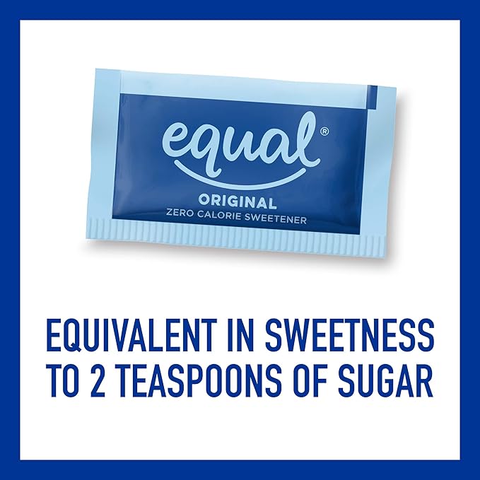 EQUAL 0 Calorie Sweetener, Sugar Substitute, Zero Calorie Sugar Alternative Sweetener Packets, Sugar Alternative, 230 Count, Pack of 3