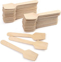 LotFancy Mini Wooden Spoons, 120Pcs 3.75" Disposable Tasting Sampling Spoons with Concave Tip, Biodegradable and Compostable
