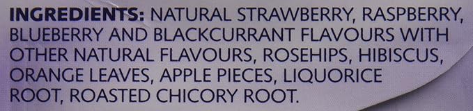 Twinings Wild Berries Herbal Tea Individually Wrapped Bags, 20 Count (Pack of 2), Full-Flavoured, Naturally Caffeine-Free, Enjoy Hot or Iced, 20 Teabags