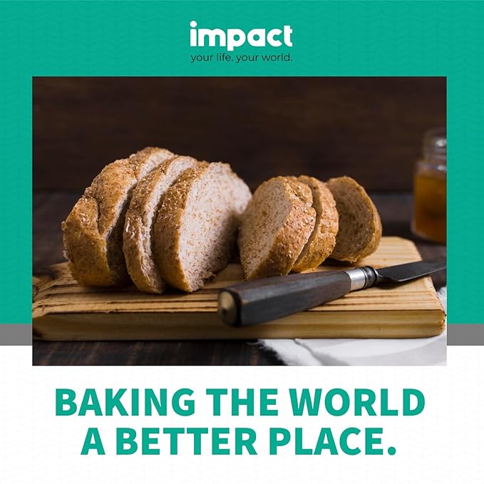 Impact - Organic Cassava Flour - Gluten-Free Baking Essential - Grain-Free Wheat Flour Substitute for Cooking and Baking - High Fiber, Easy to Use - 2lb