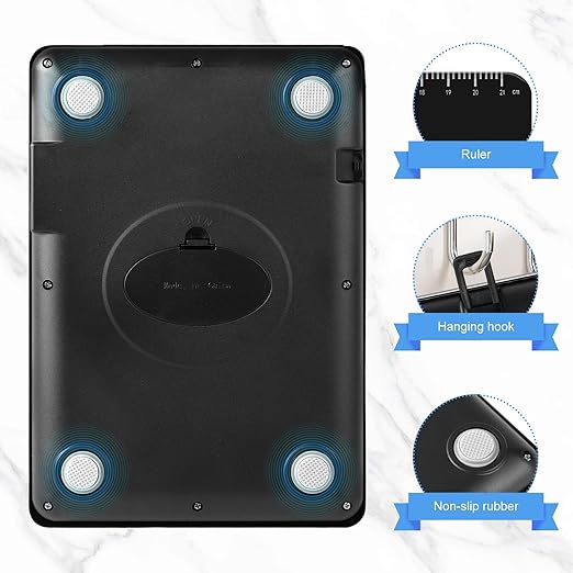 Digital Kitchen Scale, Large Capacity Food Scale, Easy Tare Function, Large LCD Display, Perfect for Cooking, Baking and Meal Prep
