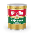 Café Gaviña Decaf Espresso Roast, Extra Fine Ground, 100% Arabica, Dark Roast, 10 oz Can