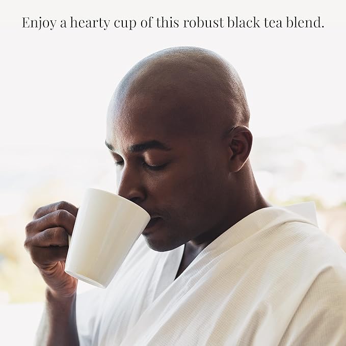The Republic of Tea British Breakfast Black Tea, 50 Tea Bags, Gourmet Blend, Non-Gmo Project Verified