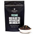 August Uncommon Passage Black Tea – Indulgent Loose Leaf Holiday Tea with Notes of Roasted Nuts & Dark Cocoa – Caffeinated Blend for Daily Enjoyment in a Resealable Pouch (1.75oz)