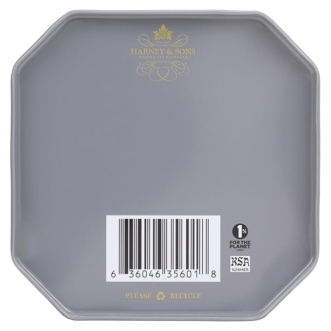 Harney & Sons Victorian London Fog Tea, Black and Oolong Tea with Citrus, Vanilla and Lavender | 30 Sachets, Historic Royal Palaces Collection (Tin Design May Vary)