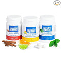 Epic 100% Xylitol Mints - Sugar Free Peppermint, Fresh Fruit, Cinnamon Breath Mints Variety Pack - Aspartame Free, Dry Mouth Relief, Freshens Bad Breath - 180 Pieces (Pack of 3)