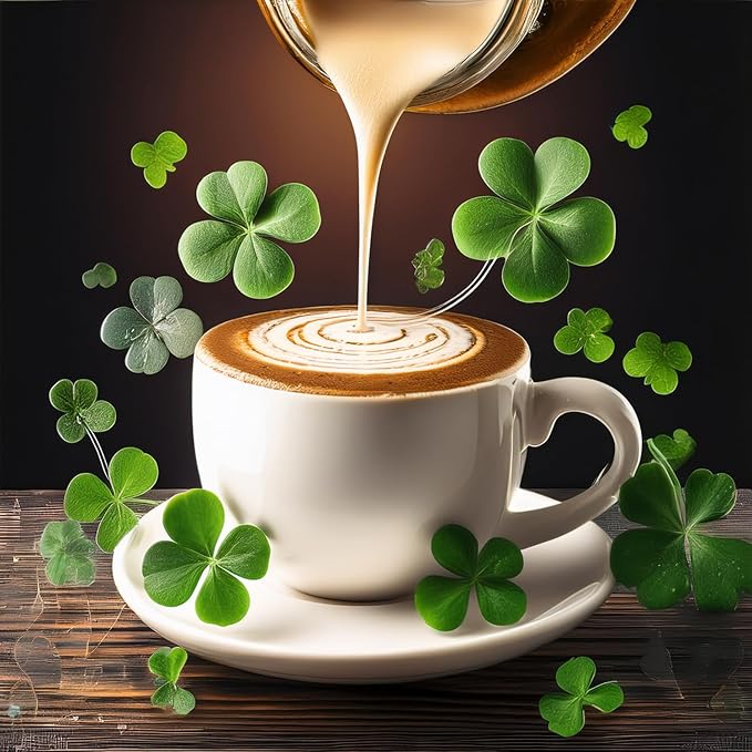 Fresh Roasted Coffee, Decaf Irish Cream Flavored Coffee, 5 lb (80 oz), Medium Roast, Kosher, Whole Bean