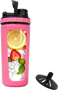 Glass Shaker Cup Odorless BPA Free– Glass Shaker Bottle for Protein 26oz Durable Borosilicate Glass, Leak-Proof & BPA-Free – Ideal for Creamy Protein Shakes, Smoothies & Workout Drinks (Pink)