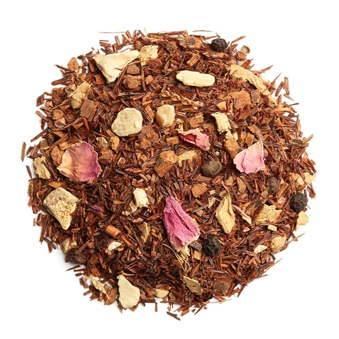 Palais des Thés - Rooibos Tea - Holiday Collection | Organic N°25 Caffeine-Free Blend with Citrus & Spices | Premium Loose Leaf Tea, Serves 20-25 Cups - 3.5oz Tin