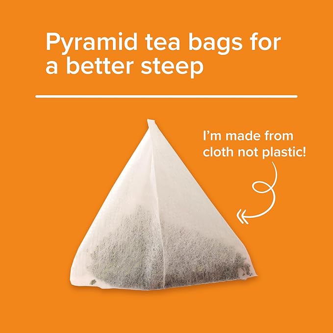 Onkatsu Farm Persimmon Leaf Premium Japanese Tea Bags, Sweet Herbaceous Flavor, Hot or Iced, Caffeine Free, 30 Total Tea Bags