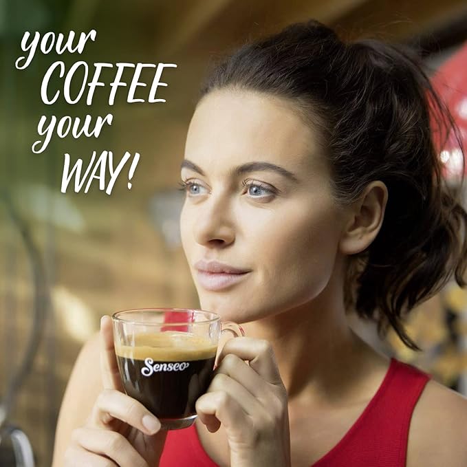 Senseo Espresso Coffee Pods – 48 Count – Powerful & Aromatic Dark Roast – Single-Serve Coffee Pads Compatible with Senseo Machines – Imported from the Netherlands