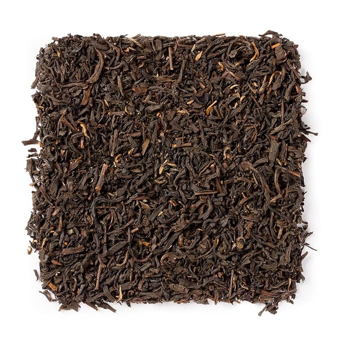 WHF Lychee Black Tea, Premium Loose Leaf, Natural Fruit-Infused Black Tea with Rich Lychee Fragrance, High Caffeine, 16 Ounce