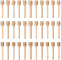 100Pcs 3 inch Honey Dipper Sticks - Wooden Honey Dipper, 3 Inch Mini Honeycomb Stick, Honey Stirrer Stick for Honey Jar Dispense Drizzle Honey and Wedding Party Present