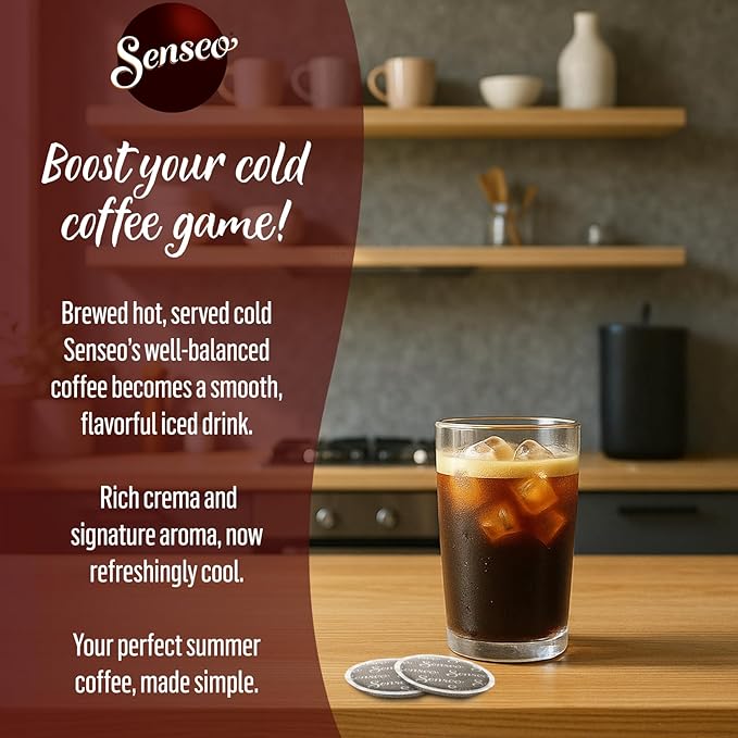Senseo Strong Dark Roast Coffee Pods – 144 Count (3 Packs) – Bold & Intense Flavor with Rich Crema – Single-Serve Coffee Pads Compatible with Senseo & PeleCom Machines