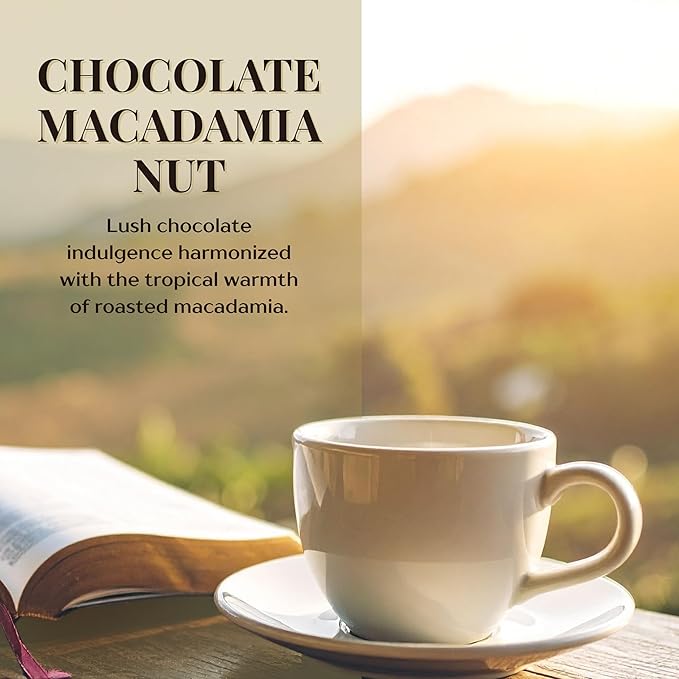 Royal Kona 10% Kona Coffee Blend, Chocolate Macadamia Flavor - Ground, 8 Ounce Bag (Pack of Three)