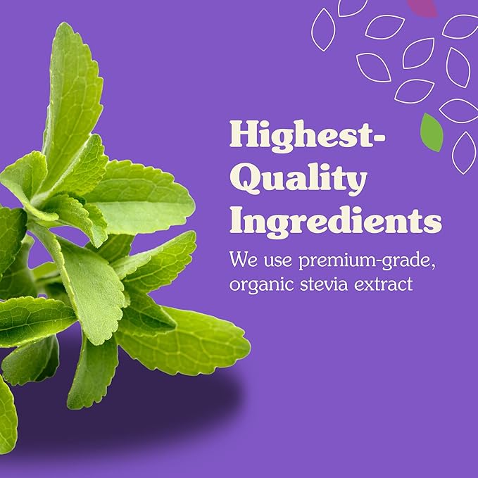 NuNaturals White Stevia Powder Blend, Plant-Based Sugar Substitute, Zero Calorie Sweetener, 12 oz