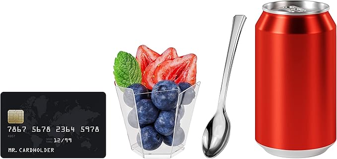 Exquisite Mini Spoons For Desserts - Bulk Pack Of 500 Silver Dessert – Disposable 4.5 Inch Plastic Appetizer Real Flatware Look- Miniature Bpa Free Food Safe