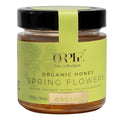 ORPHE Organic Honey Spring Flowers – Clean Simple Natural Sweetener for Coffee, Tea, Matcha and Breakfast, Unheated & Creamed 9oz Glass Jar
