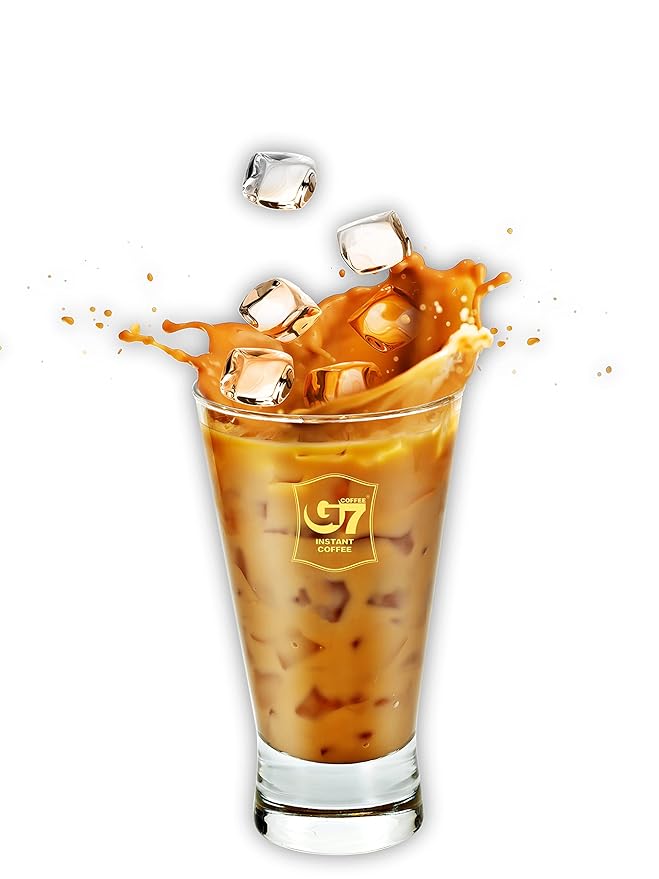 Trung Nguyen — G7 3 in 1 Instant Coffee — Roasted Ground Coffee Blend w/Non-dairy Creamer and Sugar — Strong and Bold — Instant Vietnamese Coffee (20 Single Serve Packets)