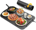 Warming Mat for Food, VEPOKA Food Warmer Mat for Countertop, Electric Warming Tray with 7 Temp Levels & Auto Shut-Off, Food Warmers for Parties, Ideal Gift for Kitchen & Buffet Use