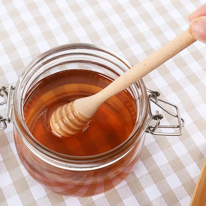 Wooden Honey Dipper Stick - Honey Spoon Honey Server Honey Stirrer Honey Wooden Dipper Wedding Party Gift Craft