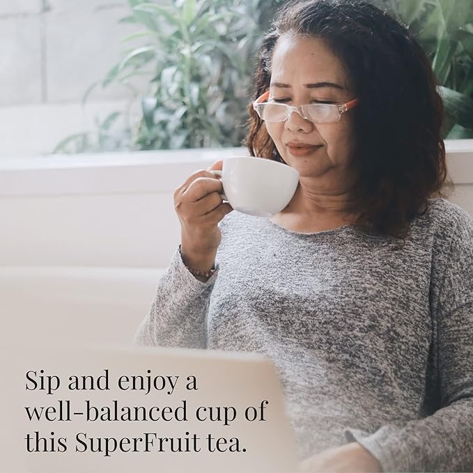 The Republic Of Tea Blueberry Green Superfruit Tea, 250 Tea Bag Bulk