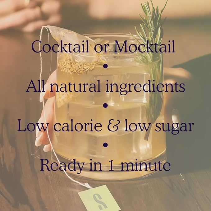 SAYSO Holiday Survival Kit | Includes Honey Rosemary Moscow Mule, Skinny Cardamom Paloma, Lime and Orange Slices for Garnish, and a Limited Edition SAYSO Gift Bag | Craft Cocktail or Mocktail in 1 Min