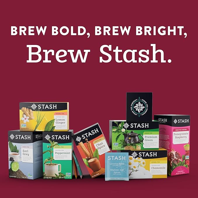 Stash Tea Decaf Chai Spice Black Tea, Box of 100 Tea Bags (Packaging May Vary)