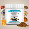 Mushroom Coffee, Organic10 Mushroom Extract Powder Blend Lion's Mane, Reishi, Chaga, Cordyceps, Turkey Tail 30 Servings