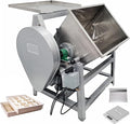 INTSUPERMAI Commercial 15KG Dough Mixer Machine Electric Flour Mixer with 90 Degree Tilt Bowl for Dough Mixing Kneading Capacity 30QT 1500W
