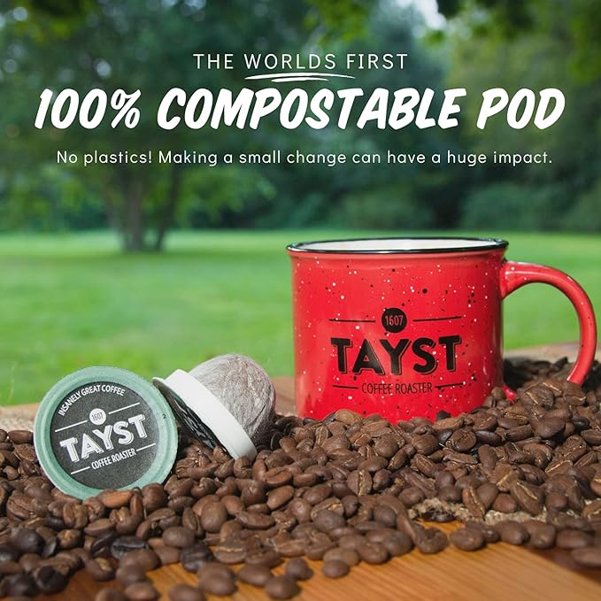 Tayst Coffee Pods, Vanilla Cream and Happy Hazelnut Medium Roast, K Cups Compatible with Keurig Coffee Maker, Sustainable Single Serve, Pack of 30
