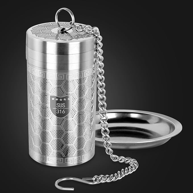 316 Stainless Steel Tea Strainer for Loose Leaf Tea (1, Small)