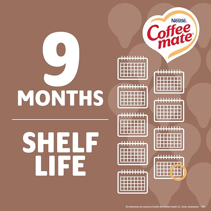 Nestle Coffee mate Coffee Creamer, Oat Milk, Vanilla Natural Flavor, Liquid Creamer Singles, Plant-Based, Non Dairy, No Refrigeration, 0.375 fl oz Tubs (Pack of 200)