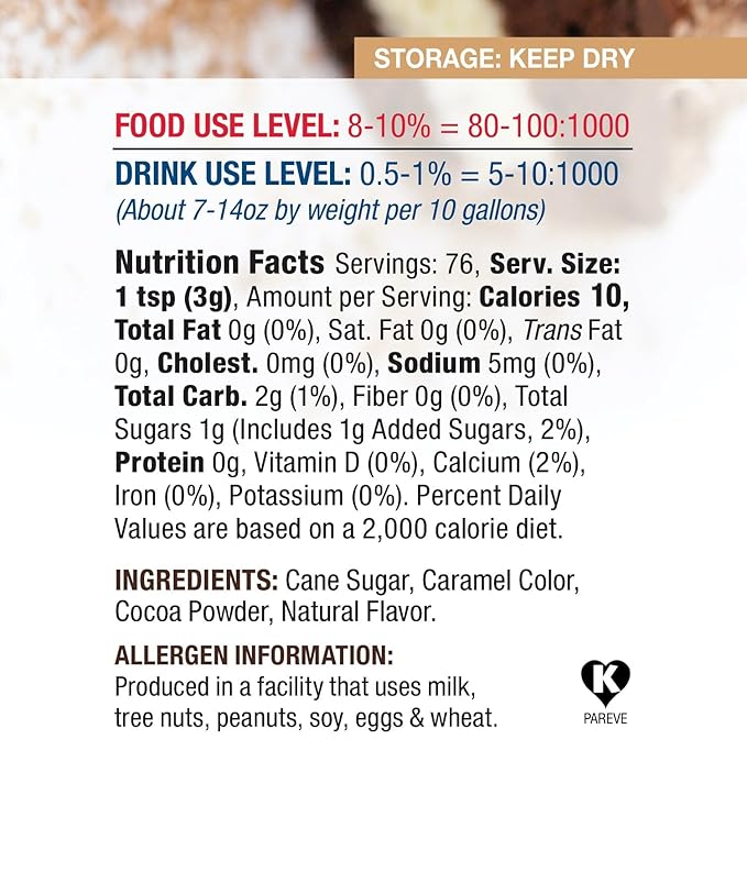 Amoretti - Natural Mud Pie (Mississippi Mud) Artisan Flavor Paste, 5 lbs, Perfect For Ice Cream, Beverages, Cakes, and more, Preservative Free, Vegan, Gluten Free, No Artificial Sweeteners