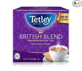 Tetley British Blend Premium Black Tea, 80 Teabags (Pack of 4)