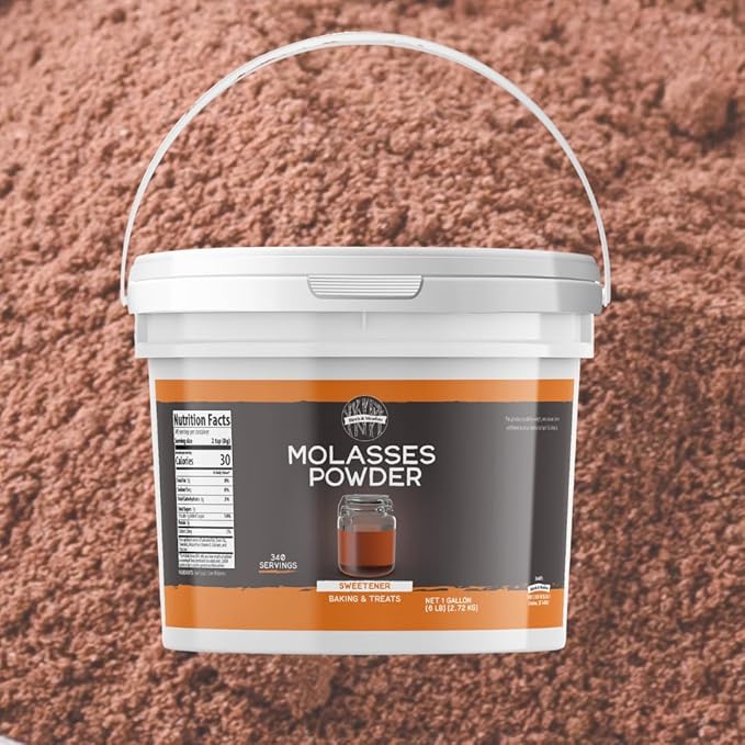 Birch & Meadow Molasses Powder, 1 Gallon, Sweetener, For Baking