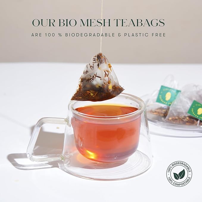 Luxmi Estates Tale of Two Estates Organic English Breakfast Tea (25 Tea Bags) Caffeinated Tea Bags For A Morning Boost and Natural Energy, With Certified Organic Darjeeling & Assam Black Tea