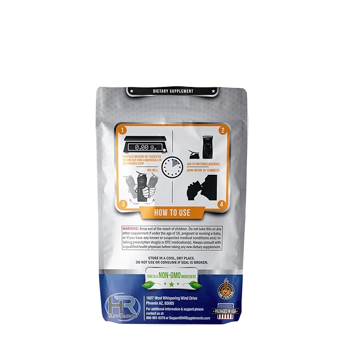 HR Supplements Sucralose Powder | 250 Grams | Zero Calorie Sweetener & Keto Sugar Substitute | Hard Rhino