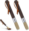 2pcs Coffee Grinder Cleaning Brush, Espresso Machine Brush, Coffee Brush Grinder Cleaners, Espresso Brushes for Group Heads, Shower Screen, Portafilter, Scoop, Tamper